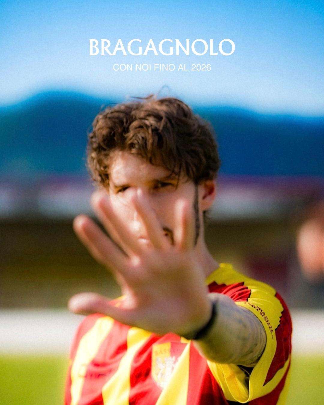 SIMONE BRAGAGNOLO IN GIALLOROSSO PER LA TERZA STAGIONE