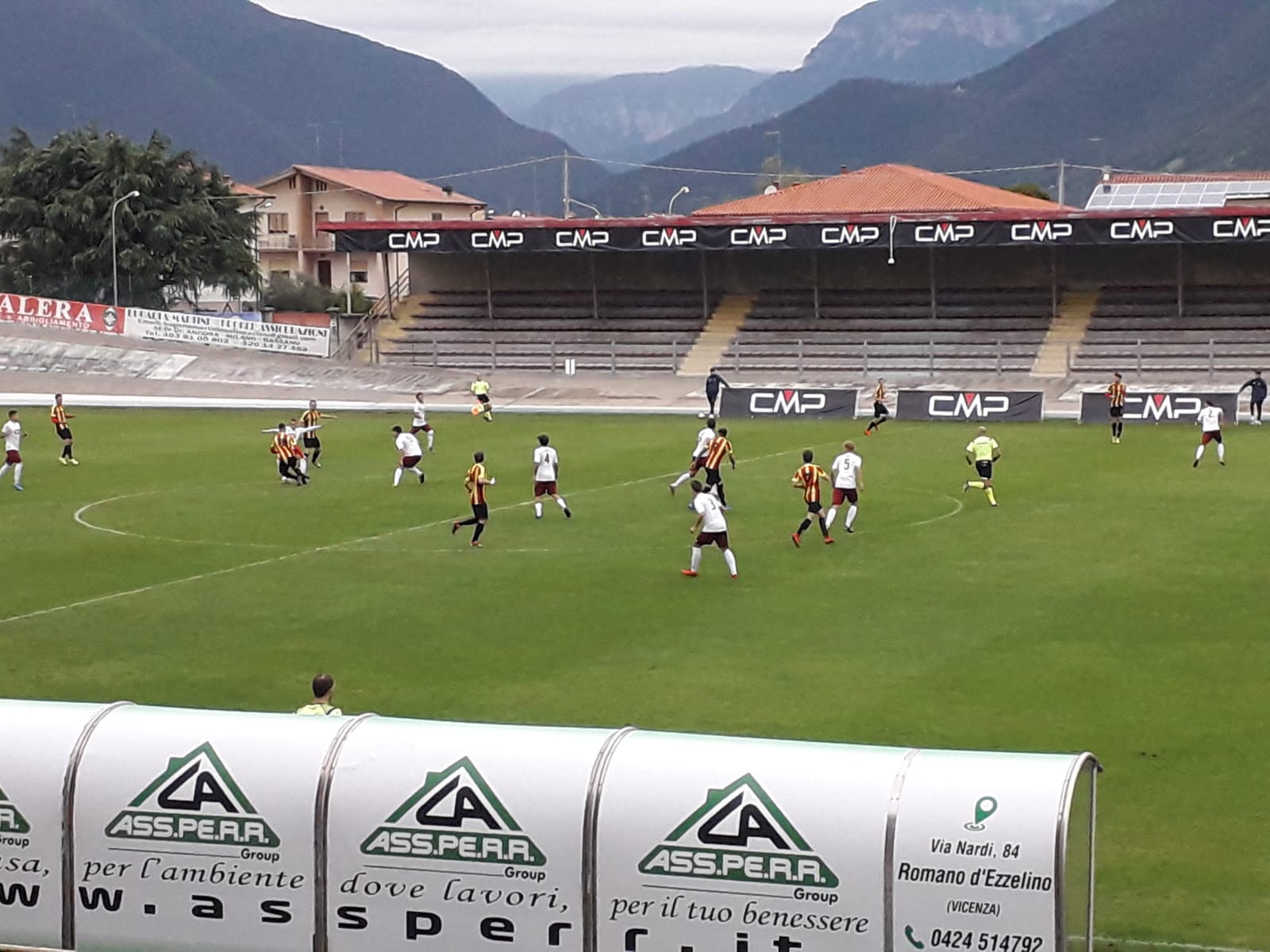 Poker giallorosso: Bassano vince 4-1 contro il Tombolo Vigontina San Paolo